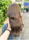 【関日葉里】イルミナカラーで作るシフォンベージュ