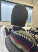 切りっぱなしボブ