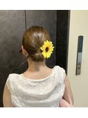夏祭りに！！ツヤっとタイトめなカチモリアップヘア♪