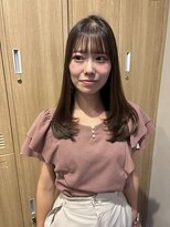 ローレンジウ(LOREN JU)&nbsp;ミディアムヘア/暗めカラー/グランマッシュ/名駅/レイヤーカット