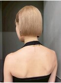 ボブハイトーン韓国ヘアくびれミディミディアム_ba564721