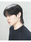 シースルーマッシュダウンパーマ韓国マッシュニュアンスパーマ