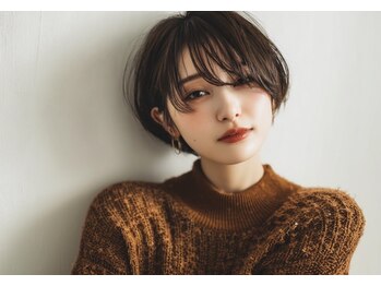 エマージュ 海老名店(Emerge)の写真/"艶感や透明感"もあきらめたくない―。重たい印象を与えない上品でお洒落なグレイカラーはお任せ★[海老名]