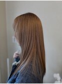 ブリーチで作る柔らかグレージュ