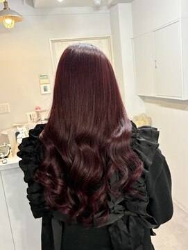 シェイロ(Cielro) 【ワインレッド×エクステ80本】SAKI