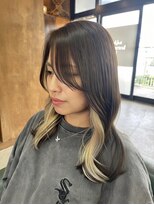 コモレビ(komorebi) 【菅原 淳之介】ダークアッシュ×ミルクティインナーカラー