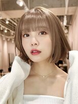 オーラ オモテサンドウ(Aura omotesando)&nbsp;シアーベージュの王道ボブ