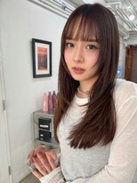 ベイルーム(BAYROOM by HONEY omotesando)&nbsp;ロングレイヤー/ハッシュカット/シャギー/シナモンベージュ3