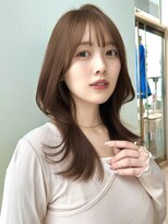 バイオレットジェム(Violet`jem)&nbsp;顔まわりカットくびれヘアミディアムレイヤーカットKA-133