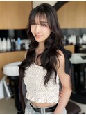 韓国ワンホンレイヤーヨシンモリ透明感ブリーチなしカラー