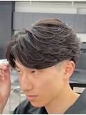 フェザーパーマメンズパーマシャドウパーマ