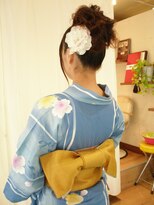 ネス(NESS) 【浴衣ヘアセットアップ】大人っぽい浴衣のセット301