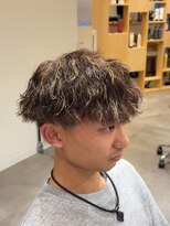 リズヘアーデザイン(RIZ hair design)&nbsp;メンズパーマ/メッシュ/ブロンドカラー/ツイスパ