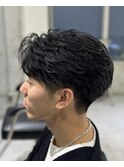 ニュアンスパーマ/曲がる縮毛矯正/メンズサロン/メンズ/眉毛