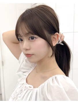 アマトウキョウスマートサロン(AMA TOKYO×Smart Salon) くびれミディ/トレンド韓国ヘア/くびれ巻き/レイヤーカット