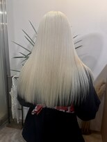 ラニヘアサロン(lani hair salon)&nbsp;ブロンドカラー/抜きっぱなし/金髪/透け感カラー/外国人風カラー