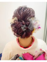 ふわふわルーズシニヨン