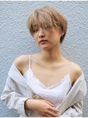 マニッシュショート/美髪ショート/ダブルカラー