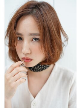 ナオシ トレス 富雄店(nao*c tres) 【奈良/富雄nao*c】ひし形シルエット大人かわいい丸みボブ