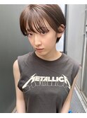 「NUDE」#20代30代40代前下がりショートマッシュショート