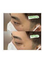 ザ パーム(THE PERM)&nbsp;時短アイブロウ_センターパート, サイドパート,韓国マッシュ