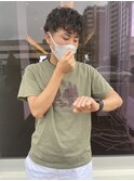メンズスパイラルパーマ