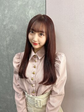 ガルボヘアー 名古屋栄店(garbo hair) #名古屋#栄#プルエクステ#秋カラー#チェリー#10代#20代