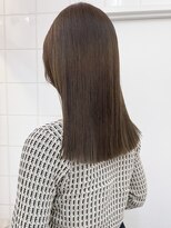 デート 下北沢(DATE)&nbsp;ダブルカラーミルクティーベージュカラーケアブリーチ韓国ボブ