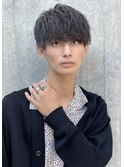 ソフトツイストパーマ刈り上げマッシュショートレイヤー