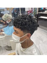リミットバイアフィナー 大宮店(limit by Afinar) プードルパーマ×刈り上げメンズスタイル