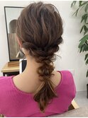 ふんわりダウンスタイルで大人オシャレに◎