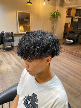 シリー 南風原店(SILLY) 沖縄メンズ波巻きスパイラルパーマ
