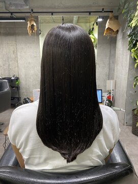 シェル 吉祥寺(shell) グレージュカラー/ボブウルフ/黒髪/ココアベージュ