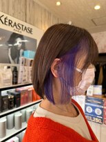 ヘアーサロン リアン 鴻巣店(hair salon Rien)&nbsp;インナーカラー／パープル