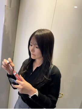 アピッシュ ギンザ(apish ginza) 暗め透明感カラー/透け感カラー/アッシュ/グレージュ/藤野