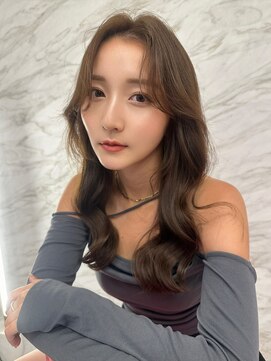 ロンド ルージュ 銀座店(Lond rouge) 簡単スタイリングヘアセンターパートゆるふわロングハイレイヤー