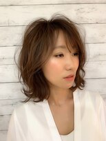 ヘアアンドアイラッシュ ココアンジェ くりえいと宗像店(Coco Ange)&nbsp;【CocoAngeくりえいと/担当：西原】くびれミディ