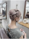 【ヘアセット】ショートヘアアップ風タイトヘア♪