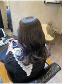 【MIHO】イヤリングカラーラベンダー×ミディアム