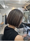 グレージュハイライト