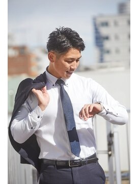 メンズサロンドットリアン(dot. lien) かき上げビジネスショート/サイドパート【町田/町田駅】
