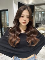 ロンド ジュルード 名古屋(Lond jeloud)&nbsp;ショート ボブ インナーカラー 韓国風41126