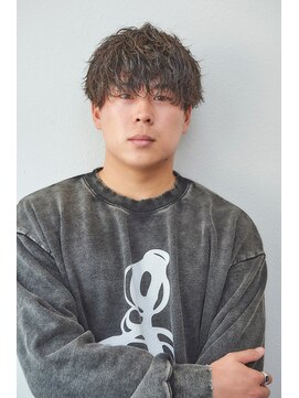 スノードロップ 高円寺店(Snowdrop) ベリーショート/ダークアッシュ/ニュアンスパーマ/韓国マッシュ