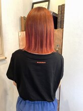 ソルシエ ヘアー(Solcie hair)&nbsp;切りっぱなし×ハイトーンカラー