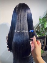リゴ ヘアー(RIGO hair) コリアンブルー　ブルーブラック