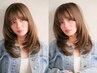 【一周年記念】小顔似合わせカット＋透明感ケアカラー＋3step超音波TM/12000