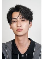 オーシャントーキョーオーバー 渋谷(OCEAN TOKYO OVER) 韓国センターパートコンマバングフェザーパーマニュアンスパーマ