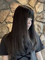 ラック(LUCK)&nbsp;グレージュカラー/船橋/くすみベージュ/細めハイライト