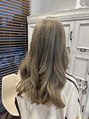 ヘアー ワークス ボナ 前橋店(HAIR WORKS bona.) ブリーチ/ハイトーンカラー/ブロンドベージュ/トリートメント