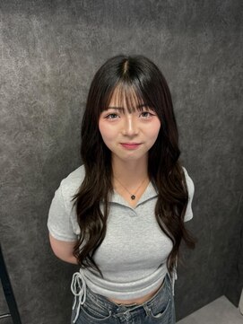 ルフレ 新宿本店2nd(Reflet) 【manabu】韓国風黒髪ロング